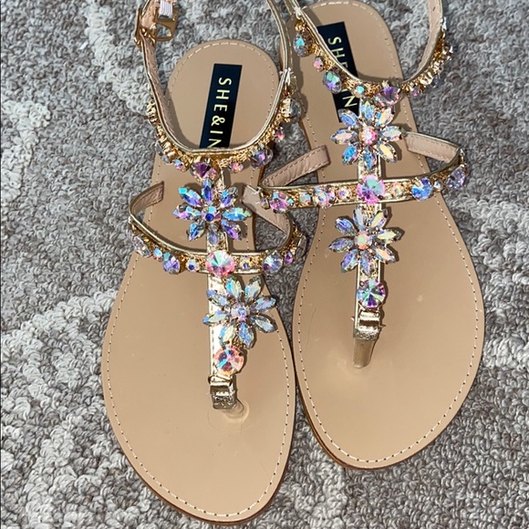 NWT Shein bling sandals - Picture 3 of 4